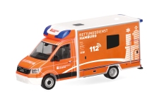 Herpa 099196 - H0 - MAN TGE Fahrtec RTW Feuerwehr Hamburg